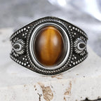 Anillo Ojo de Tigre para Mujer