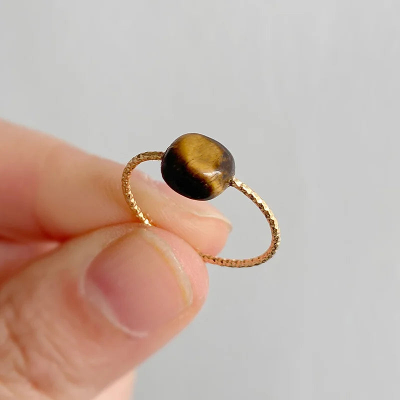 Anillo Ojo de Tigre Mujer