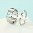 Anillo Oso 2 Piezas Plata