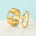 Anillo Oso 2 Piezas Oro