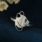 Anillo Panda Fino de Plata