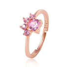Anillo Garra de Gato oro rosa