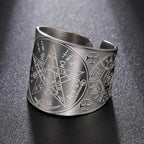 Anillo Pentagrama Tetragrama Brujería Hechicería
