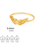 Anillo mujer alas de ángel
