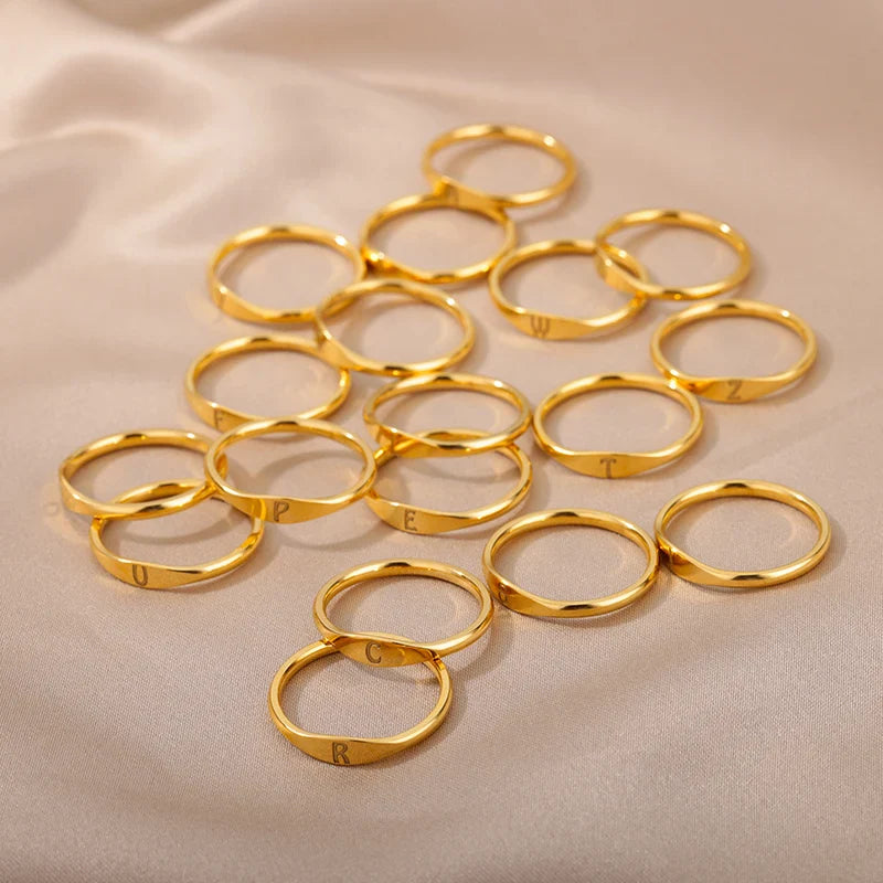 Anillo para mujer inicial