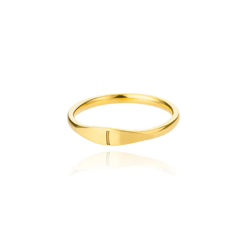 Anillo para mujer inicial i