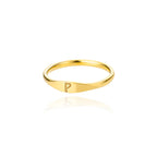 Anillo para mujer inicial p