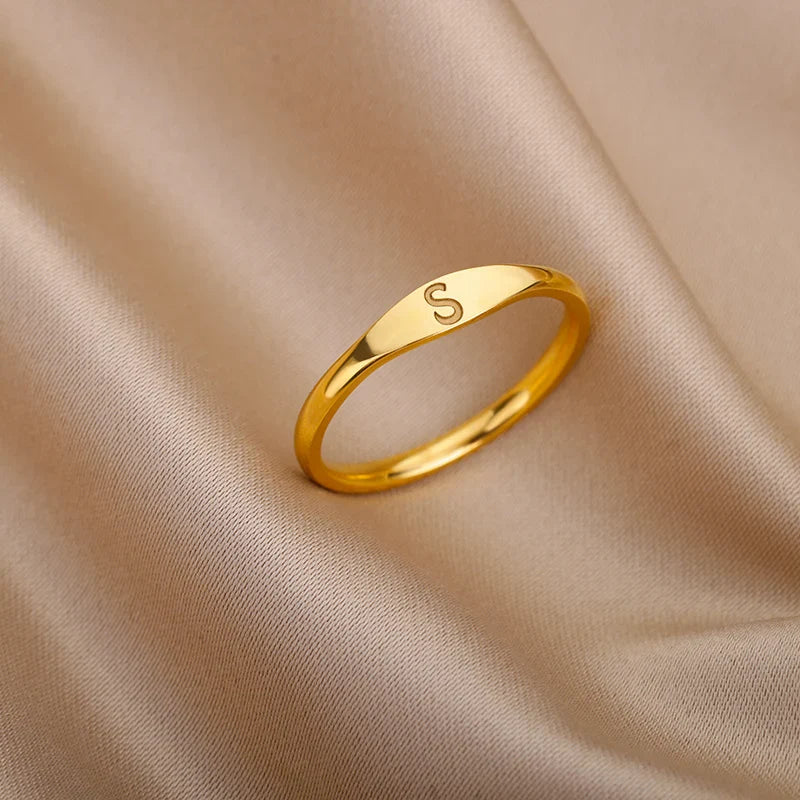 Anillo para mujer inicial