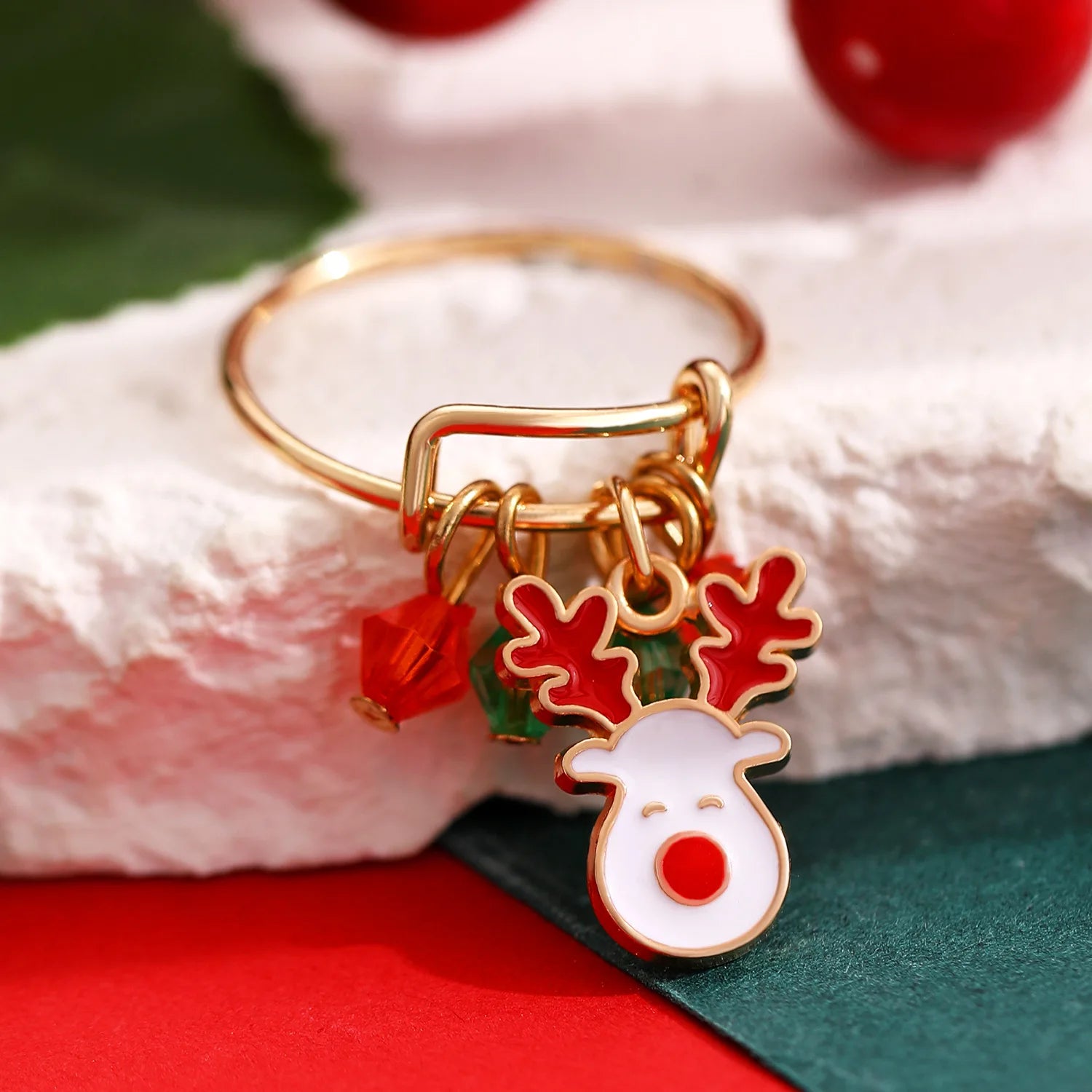 Anillo Rennes de Navidad para mujer