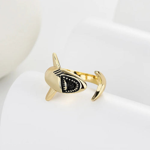 Anillo de Tiburón para Mujer oro