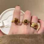 Anillo Retro de Protección Ojo de Tigre