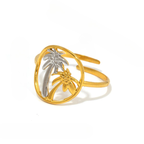 Anillo Redondo con Palmeras