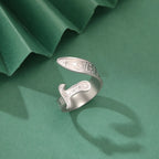 Anillo con espada Ali Zulfiqar símbolo árabe plata