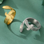 Anillo con espada Ali Zulfiqar símbolo árabe oro
