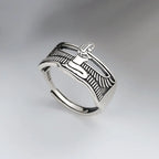 Anillo Estilo Antiguo Cleopatra Reina de Egipto