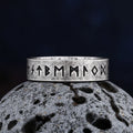 Anillo Estilo Runas Vikingas para Hombre
