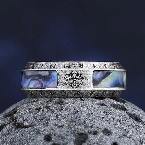 Anillo Estilo Vikingo Yggdrasil Hombre
