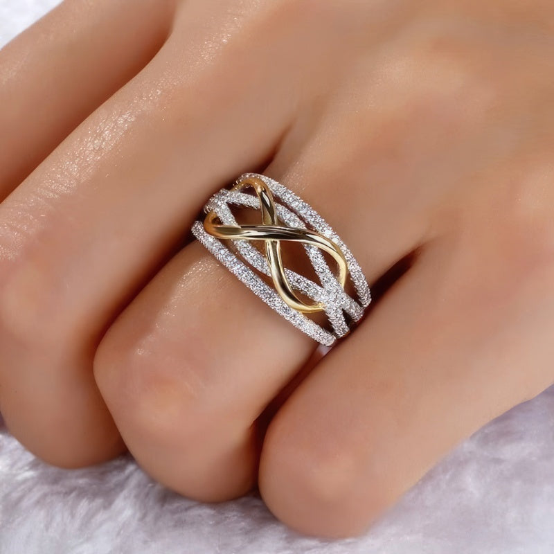Anillo Símbolo Infinito Mujer 