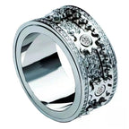 Anillo Giratorio "los Engranajes del Tiempo" Anti-Estrés 