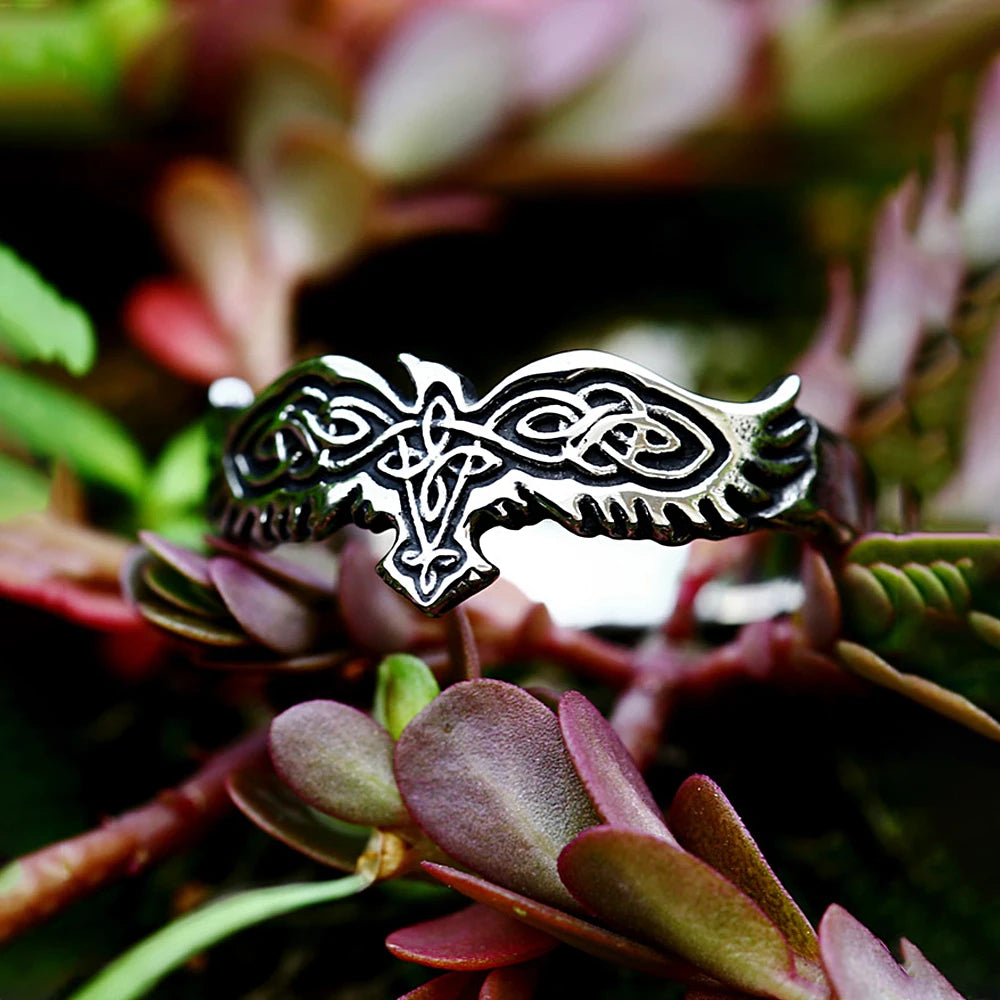 Anillo Vikingo Hugin