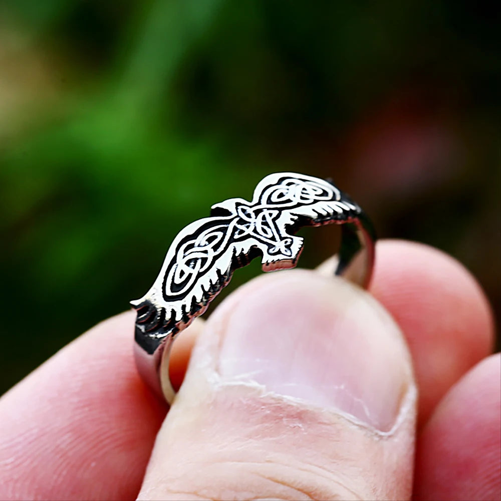 Anillo Vikingo Hugin