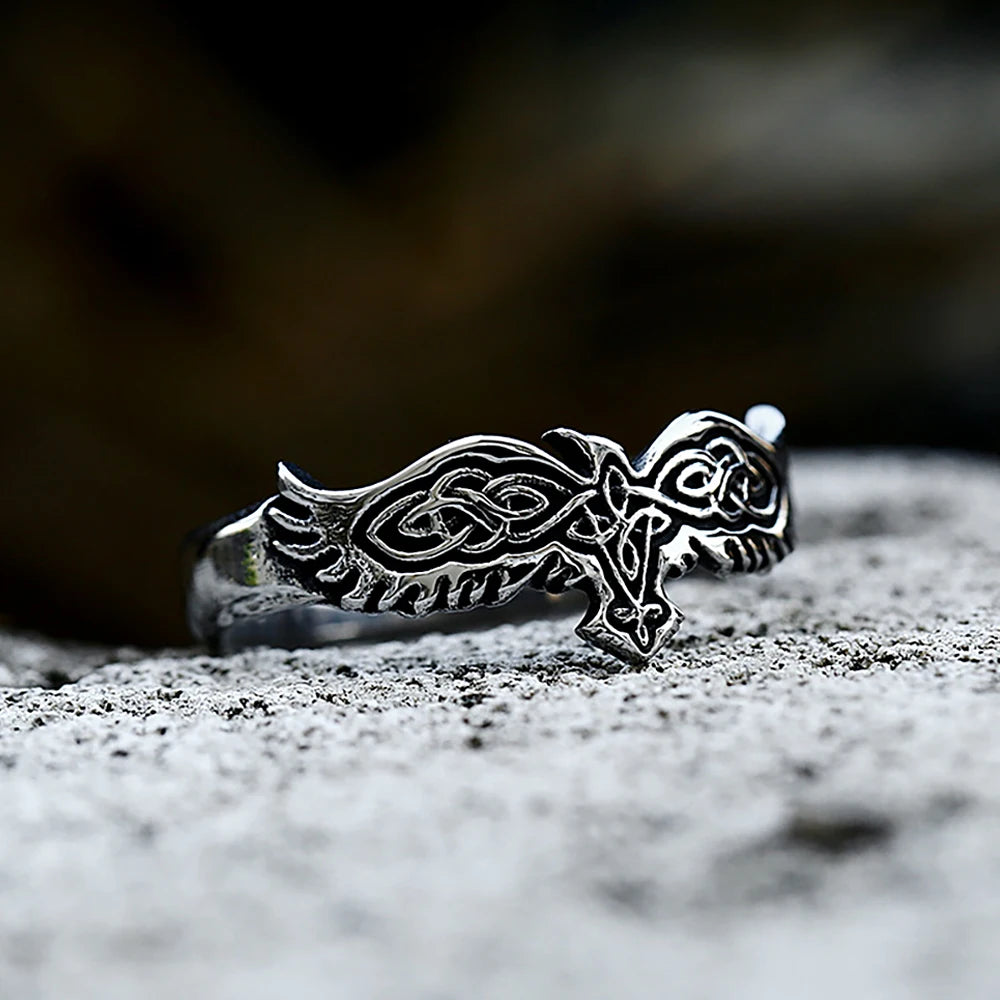 Anillo Vikingo Hugin