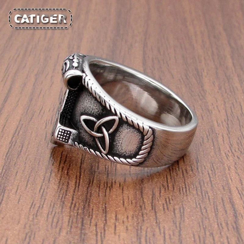 Anillo Vikingo Mjolnir