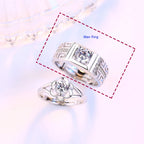 Anillos para parejas Anillo Flor hombre
