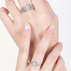 Anillos para parejas Anillo Flor hombre