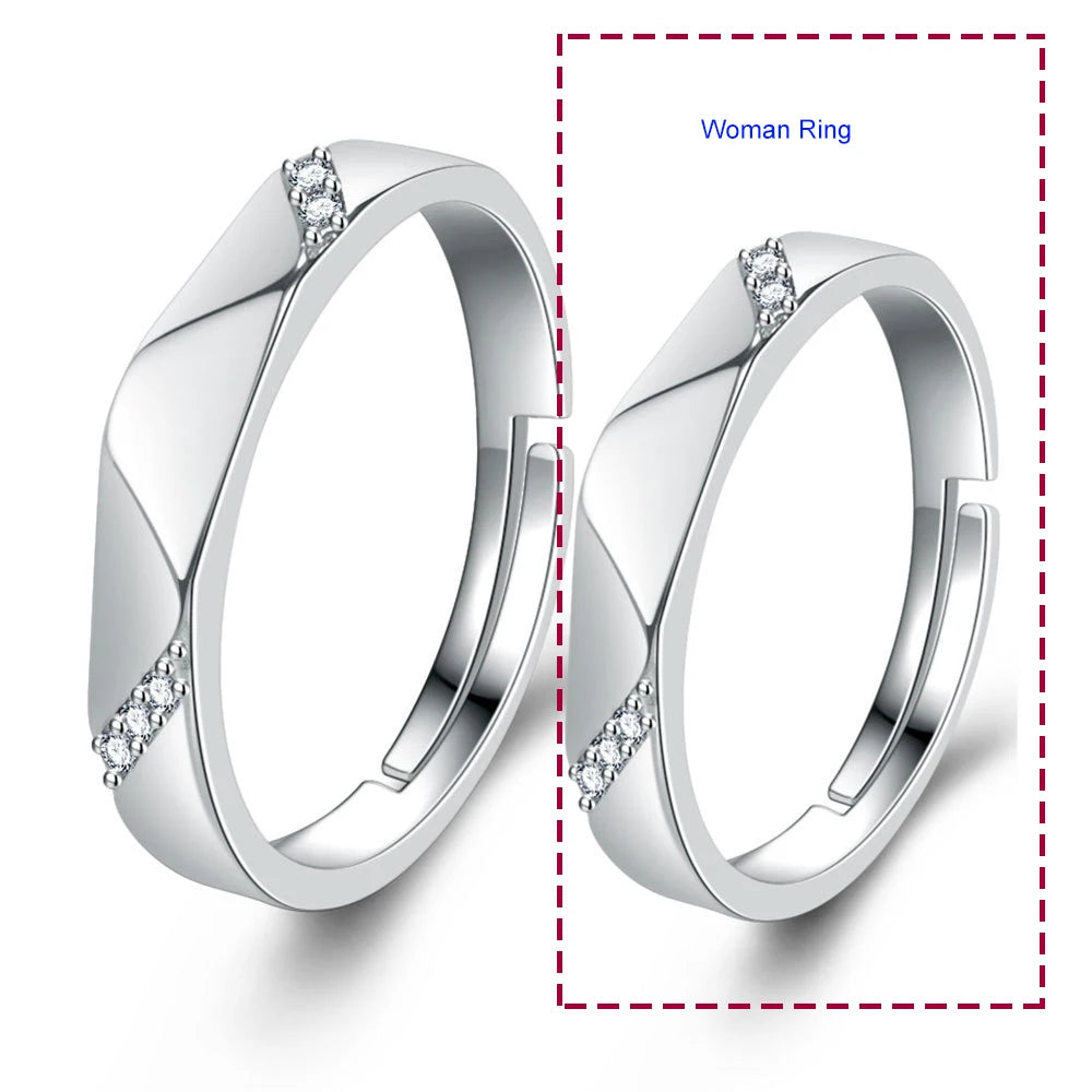 Anillos para Parejas Anillo de Alta Calidad mujer