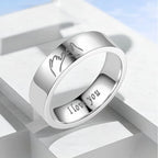 Anillos para Parejas Anillo Love Plata o Negro plata plata