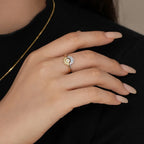 Anillos para parejas Anillo Sol en circonita sol y luna