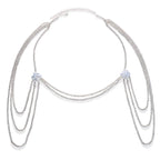 Joya de Hombro Mujer - Cadena Clavícula y Hombros plata