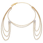 Joya de Hombro Mujer - Cadena Clavícula y Hombros oro