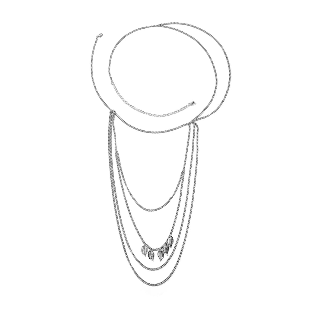 Joya de Hombro Mujer - Clavícula y Cadena Brazo y Hombros plata