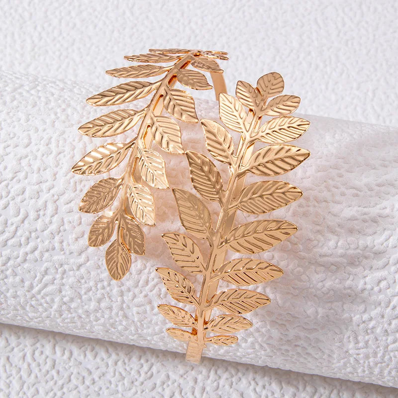 Joya de Bíceps Mujer Laurel - Brazalete de Brazo y Adorno Cadena de Parte Superior del Brazo