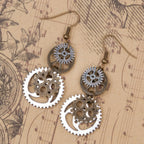 Pendientes de joyería Steampunk 