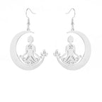 Pendiente de Budismo Meditación plata