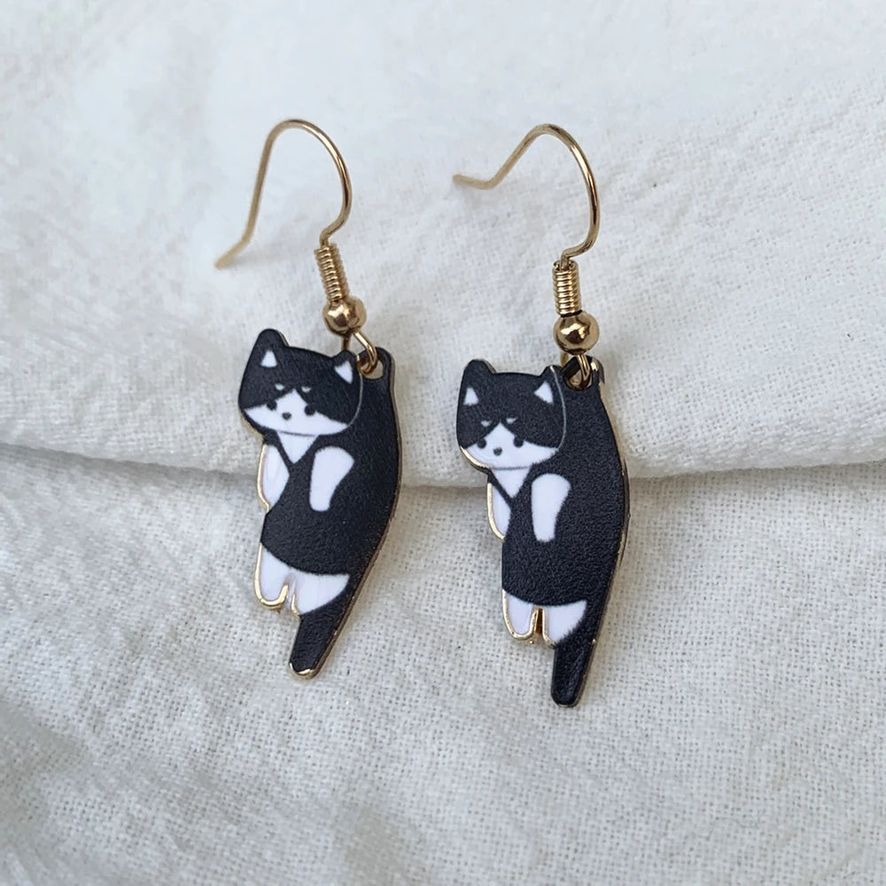 Pendientes de Gato Lindo negro
