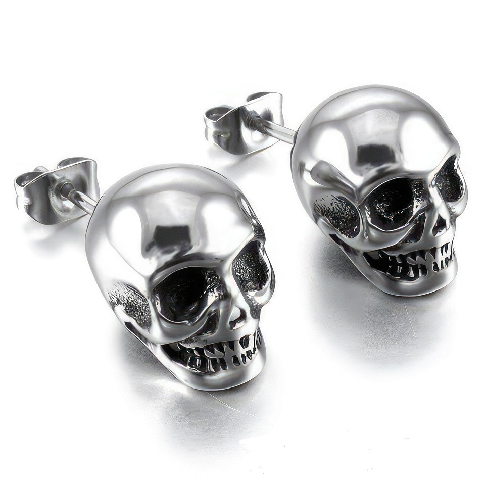 Pendientes de Calavera con Estrás 