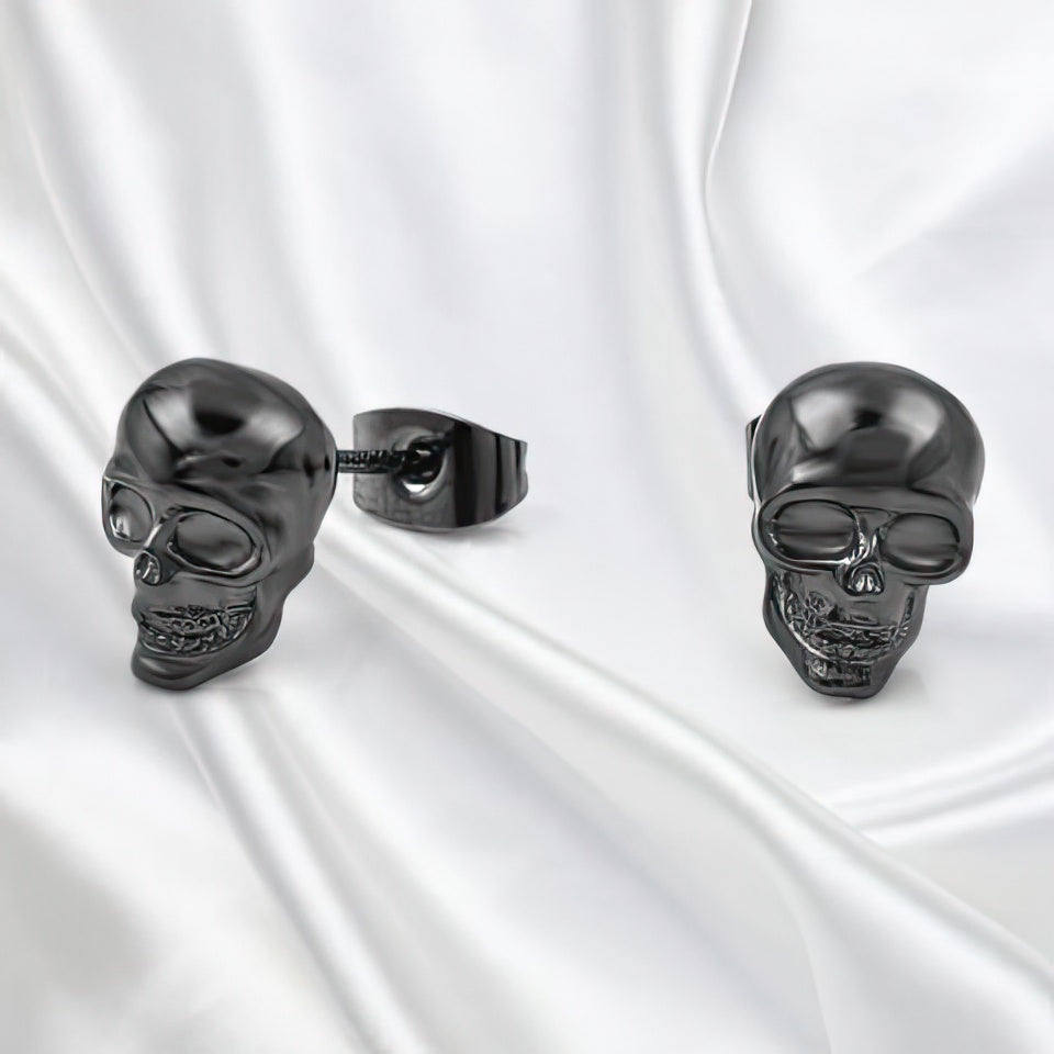Pendientes de Calavera con Estrás 