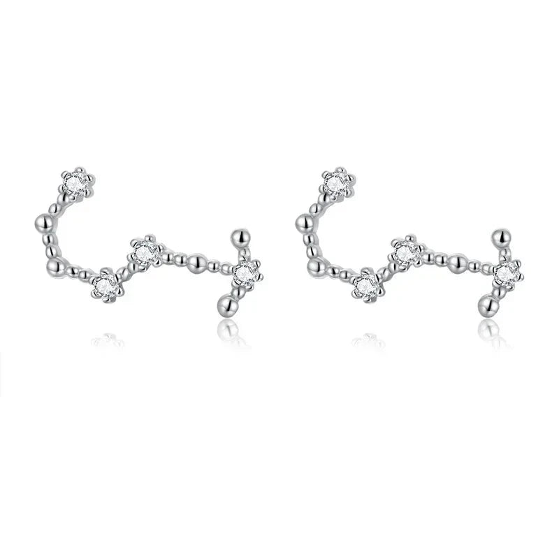 Pendientes 12 Constelaciones Signo del Zodiaco Mujer escorpio