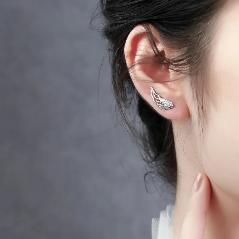 Pendientes de alas de ángel para mujer
