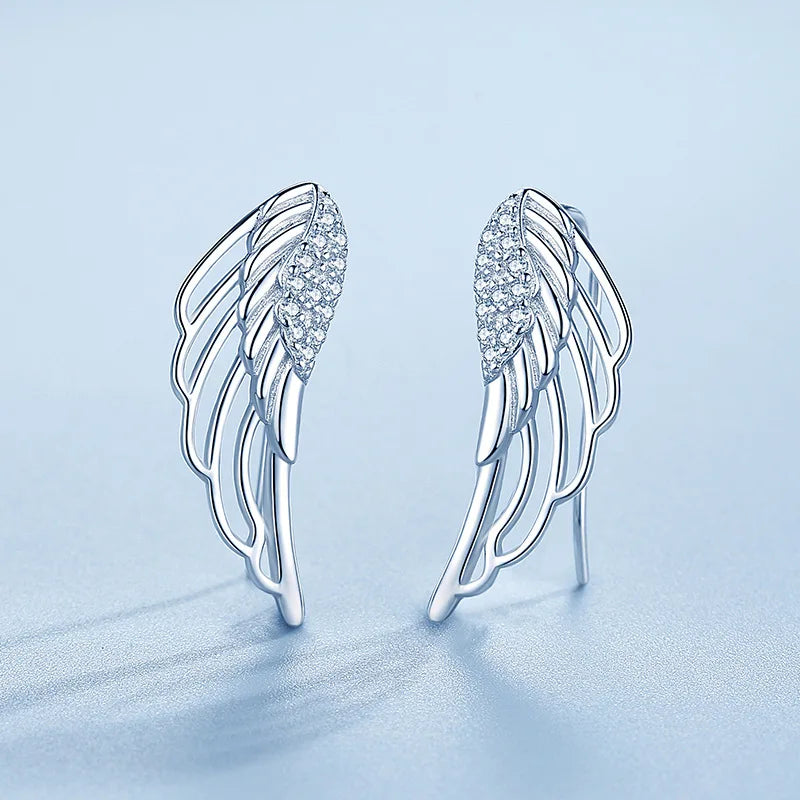 Pendientes de alas de ángel para mujer