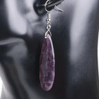 Pendientes de Amatista de Plata