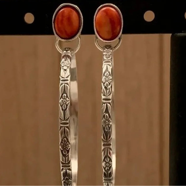 Pendientes de Aros de Estilo Étnico