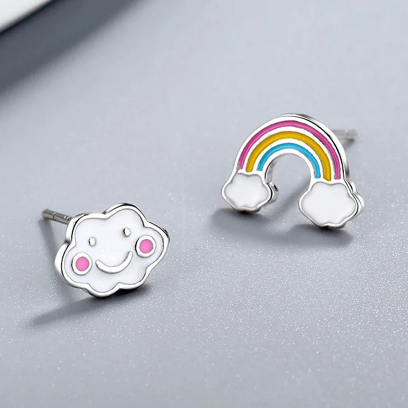 Pendientes arcoíris