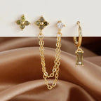 Pendientes con Piedra de Nacimiento de Circonio