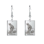 Boucles d'oreilles carte de tarot