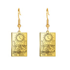 Boucles d'oreilles carte de tarot